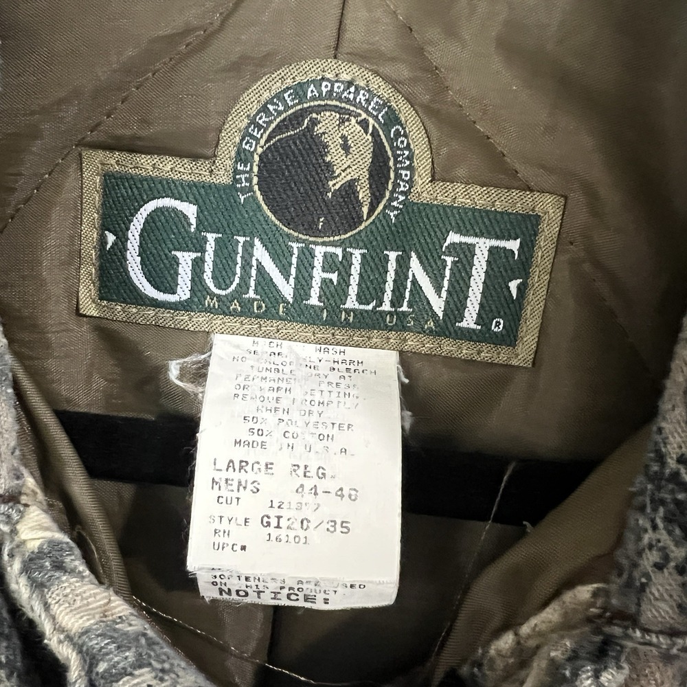 Berne Apparel Gunflint Mens Large 44-46 Vintage Insulated Camo Coveralls Hunting - Picture 7 of 7